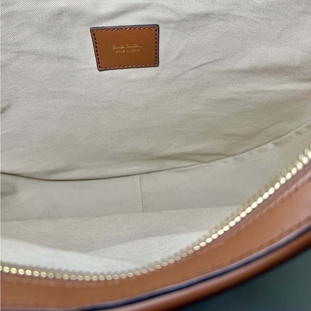Paul Smith Women's Tan
Leather Hobo Bag With Woven Strap - Picture 9 of 10